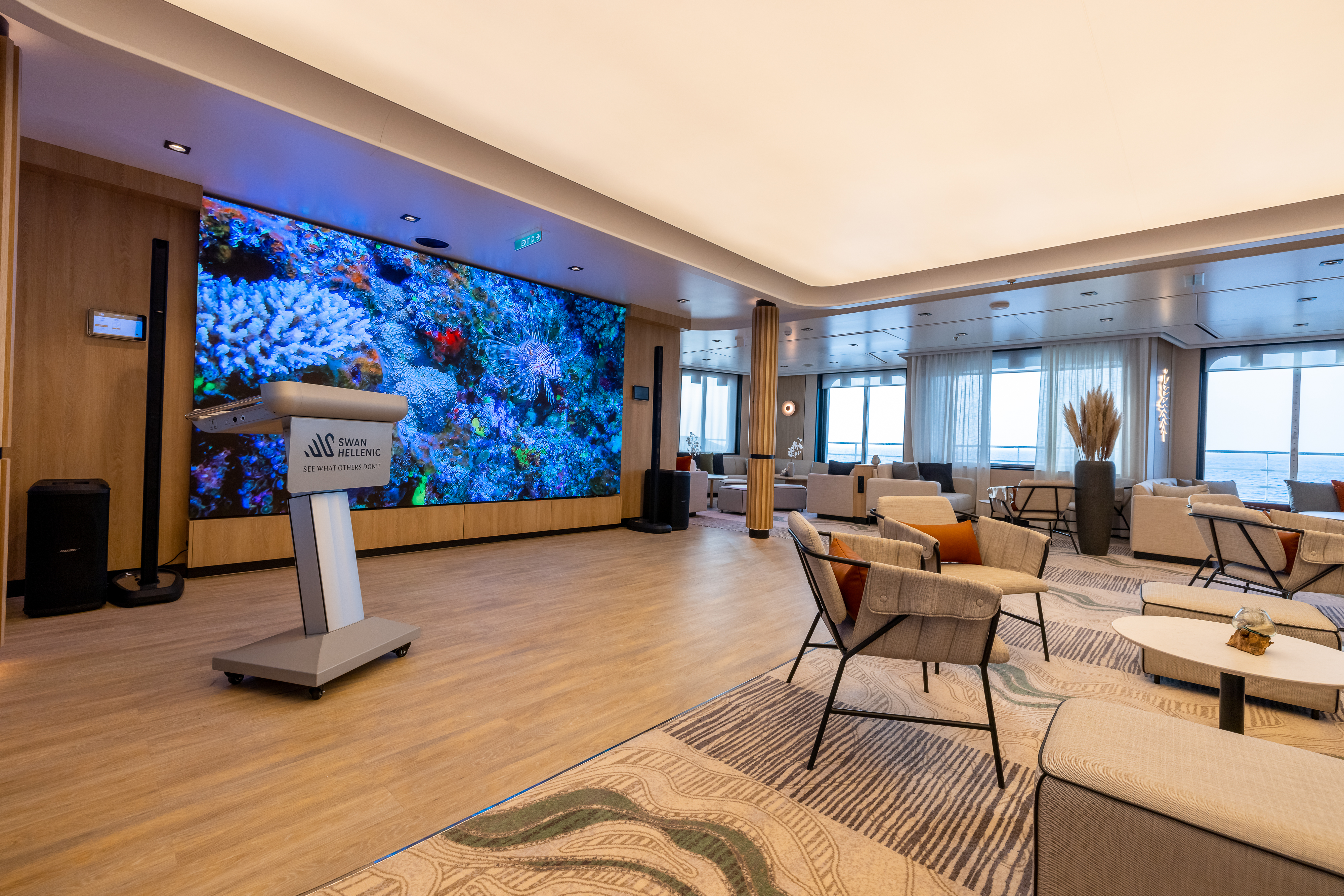 The Observation Lounge on SH Minerva